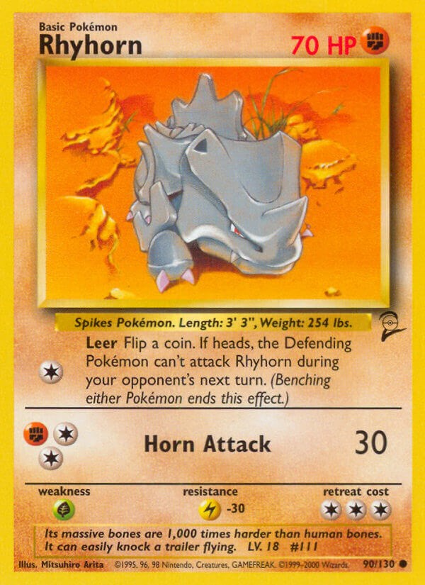 Rhyhorn card artwork