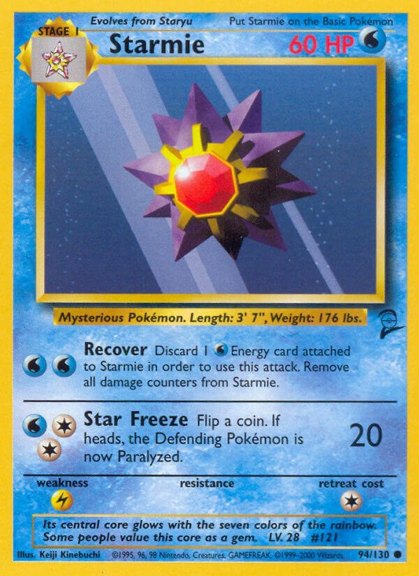 Starmie card artwork