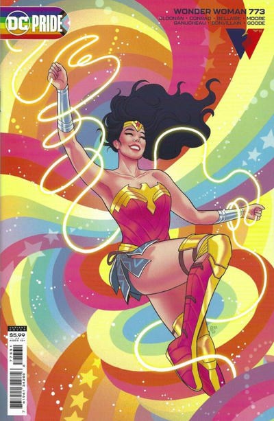 Wonder Woman 773 Paulina Ganucheau Dc Pride Cardstock Variant Cover Wonder Woman 2016 9726
