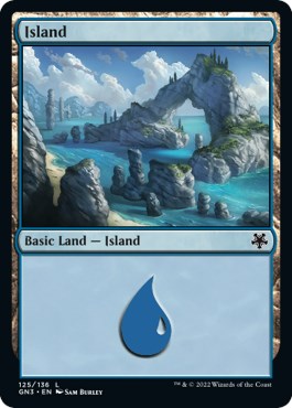 Island (125) - Magic Game Night: Free-For-All - Magic: The Gathering