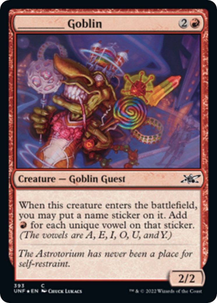 _____ Goblin (Galaxy Foil) - Unfinity - Magic: The Gathering