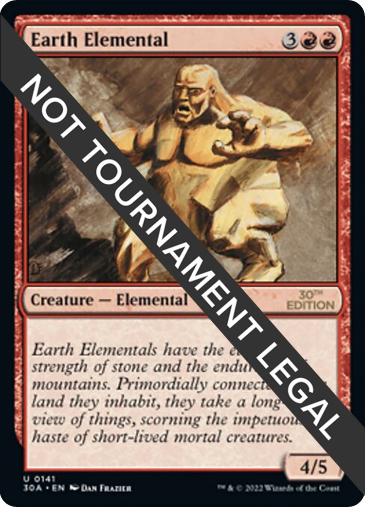 Earth Elemental - 30th Anniversary Edition - Magic: The Gathering