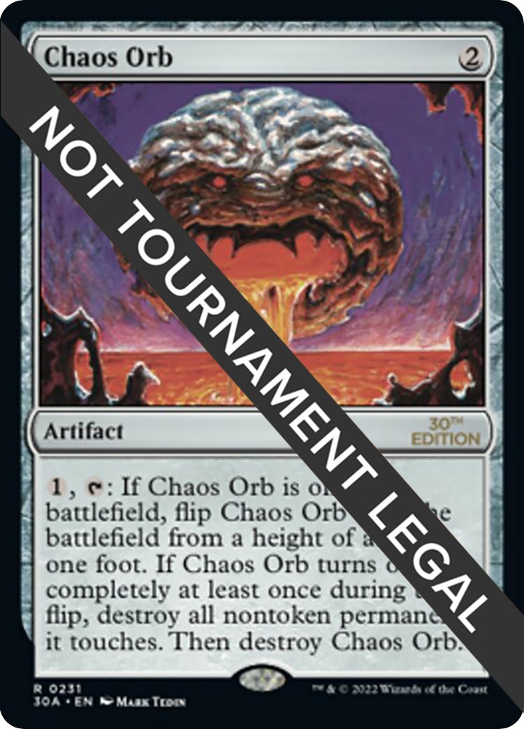 Chaos Orb - 30th Anniversary Edition - Magic: The Gathering