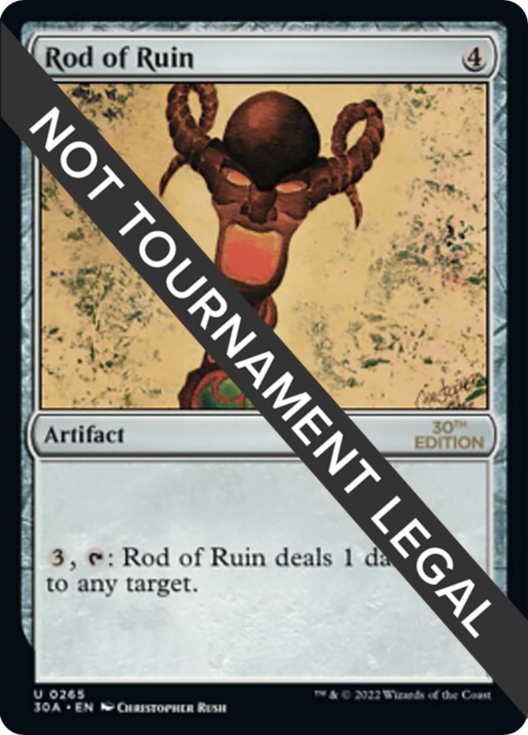 Rod of Ruin - 30th Anniversary Edition - Magic: The Gathering
