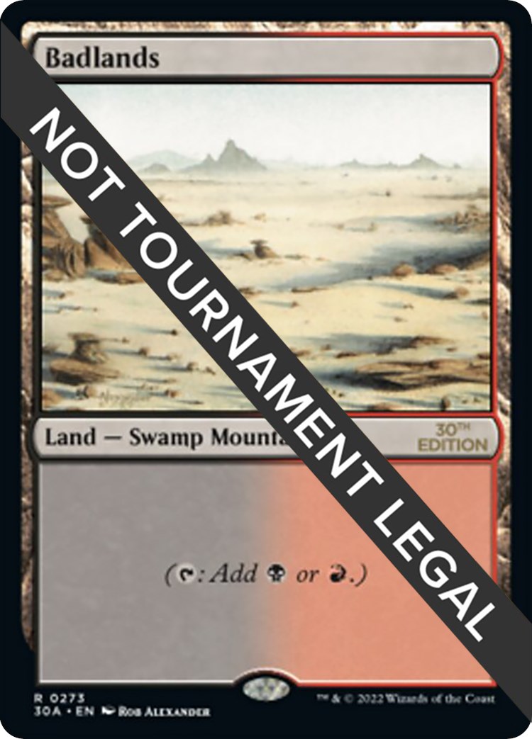 Badlands - 30th Anniversary Edition - Magic: The Gathering