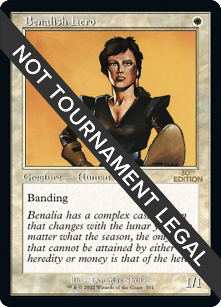 Benalish Hero (Retro Frame) - 30th Anniversary Edition - Magic: The ...
