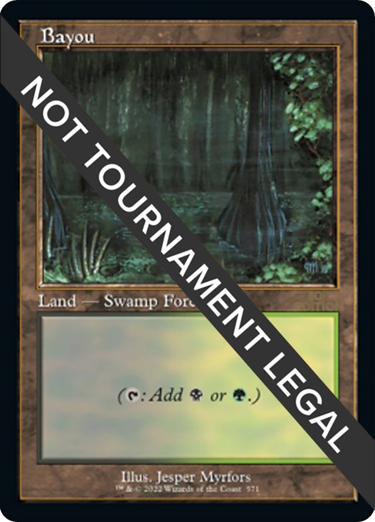 Bayou (Retro Frame) - 30th Anniversary Edition - Magic: The Gathering