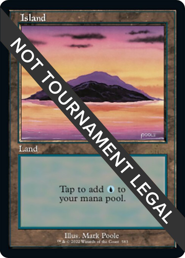 Island (583) (Retro Frame) - 30th Anniversary Edition - Magic: The