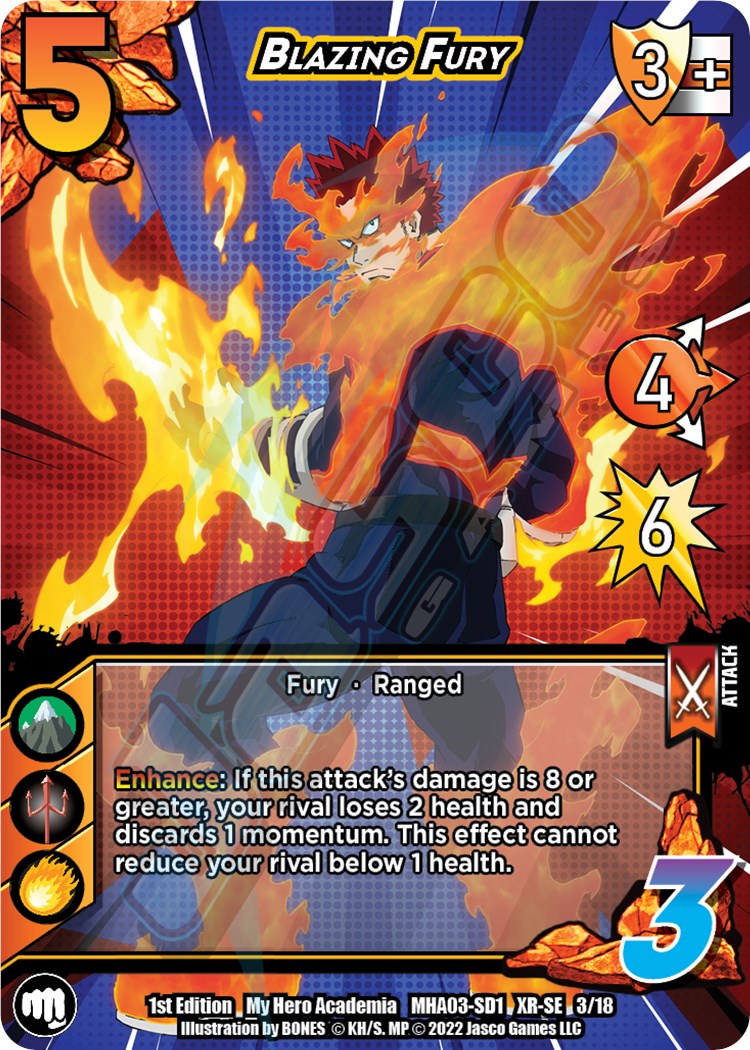 Blazing Fury (XR) - UniVersus: My Hero Academia: Heroes Clash - UniVersus