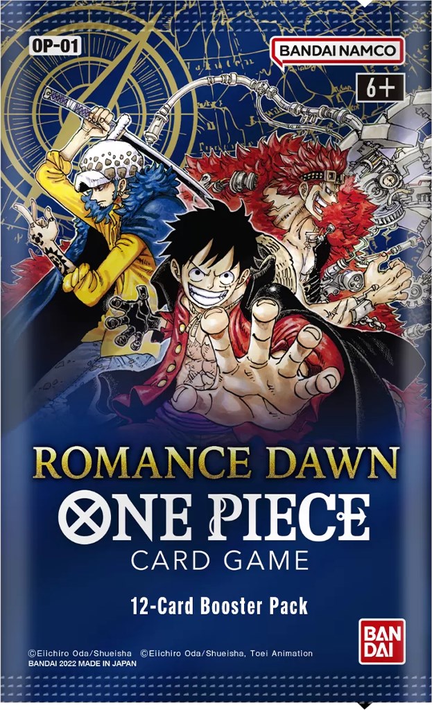  BANDAI, One Piece Card Game: Booster Pack - Romance Dawn  [OP-01], Card Game, Ages 6+, 2 Players