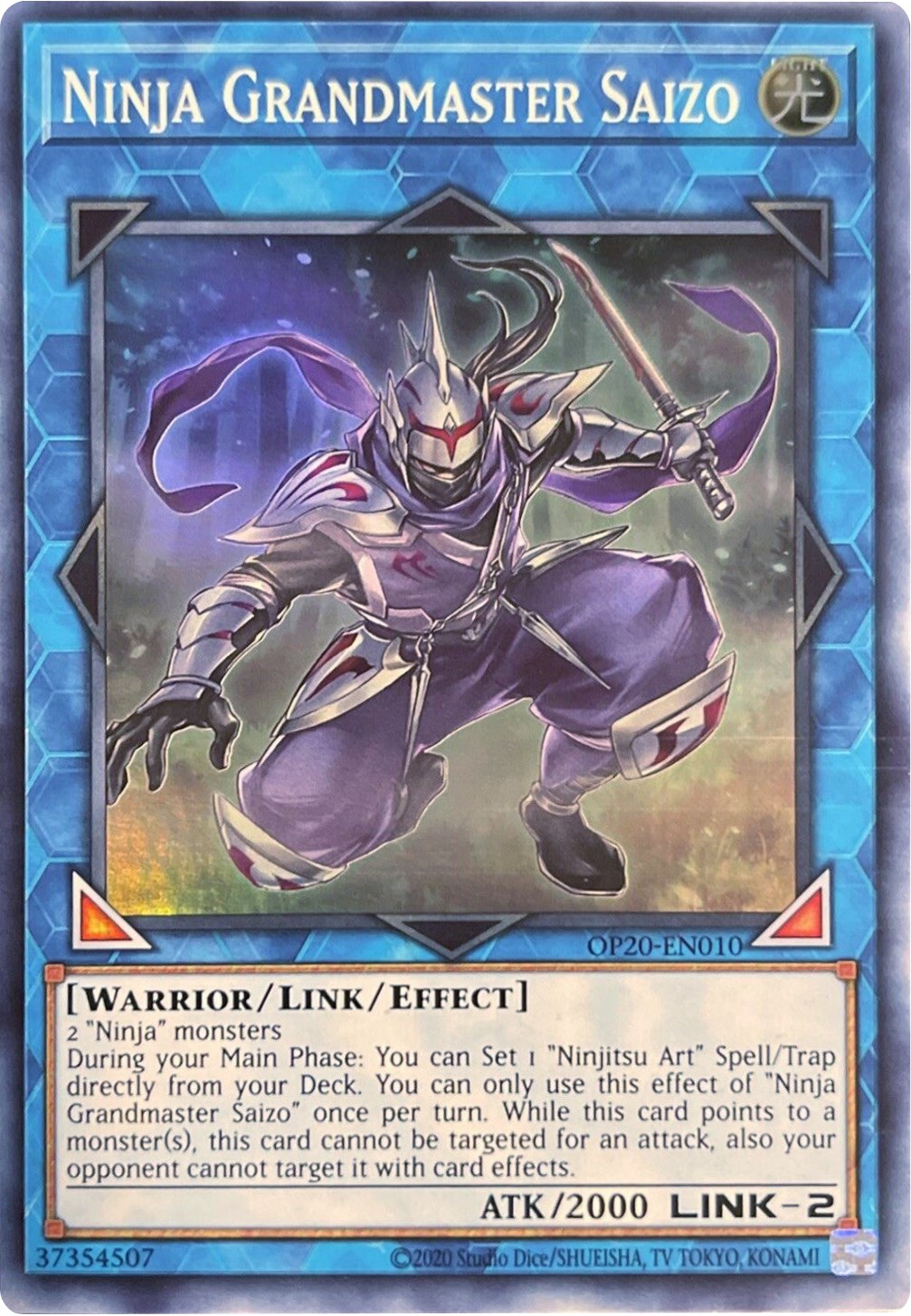 Yugioh - WCQ 2012 Ninja Grandmaster Hanzo-White Dragon Ninj