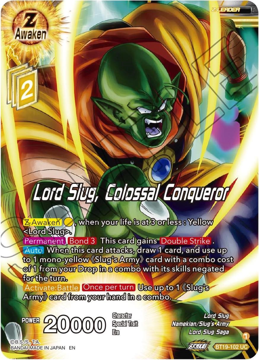 Lord Slug, Colossal Conqueror Fighter's Ambition Dragon Ball Super CCG