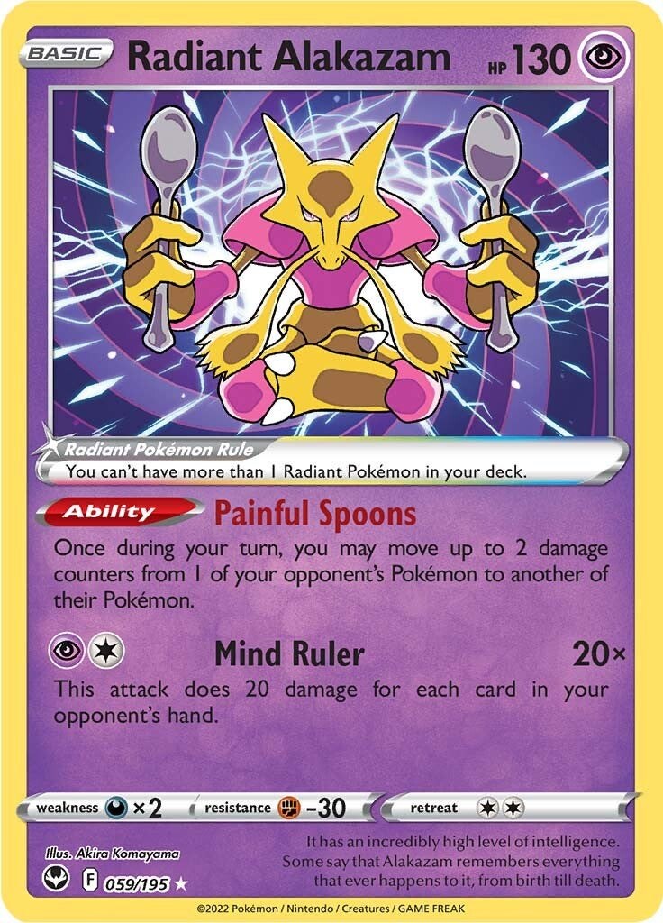 Alakazam Radiante, Pokémon