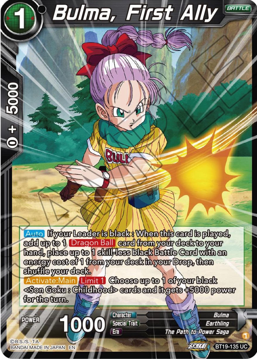 Bulma, First Ally - Fighter's Ambition - Dragon Ball Super CCG