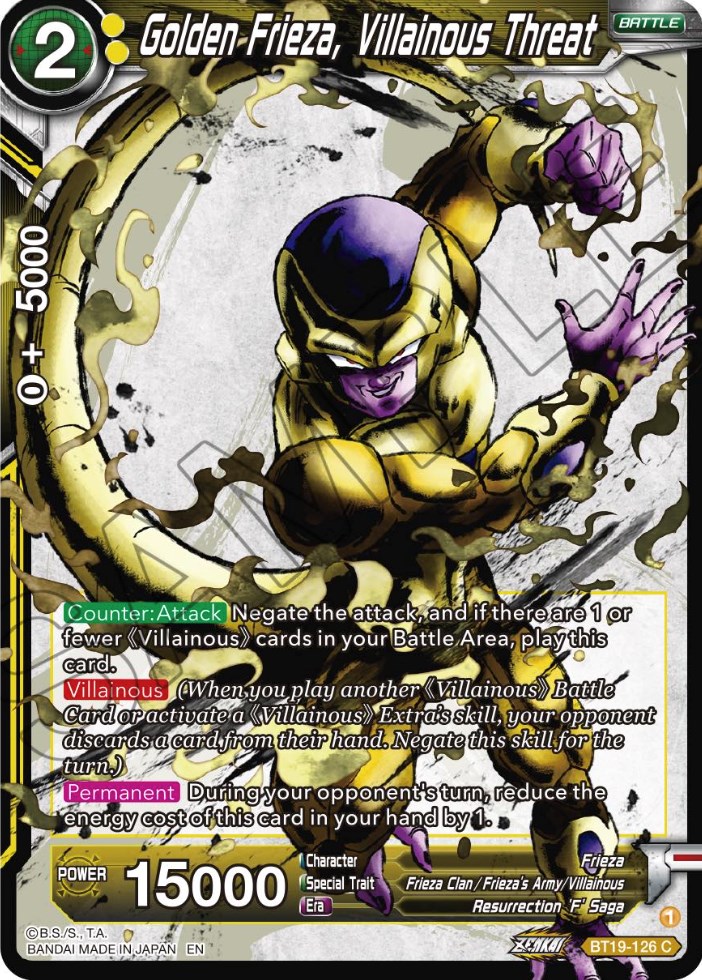 Golden Frieza, Villainous Threat - Fighter's Ambition - Dragon Ball ...