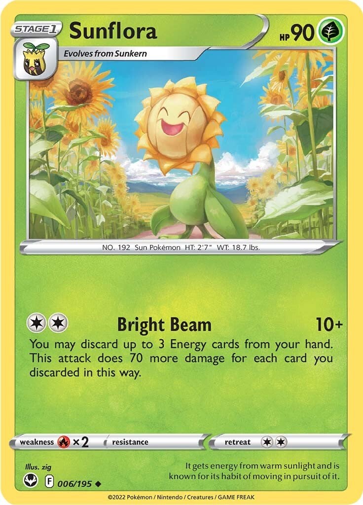 Sunflora card artwork
