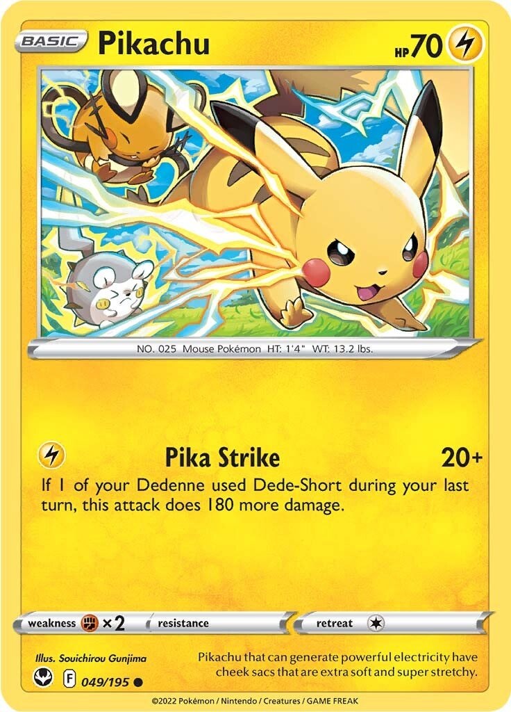 pikachu pokemon card