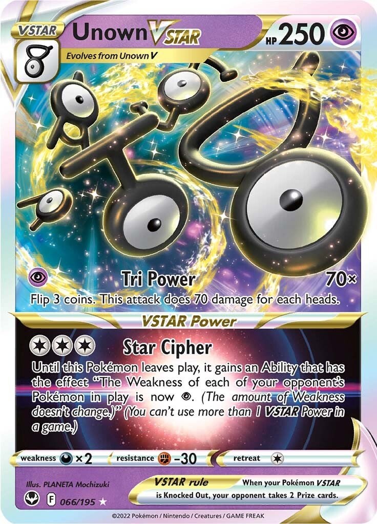 Unown V 177/195 Silver Tempest [MINT CONDITION] in 2023