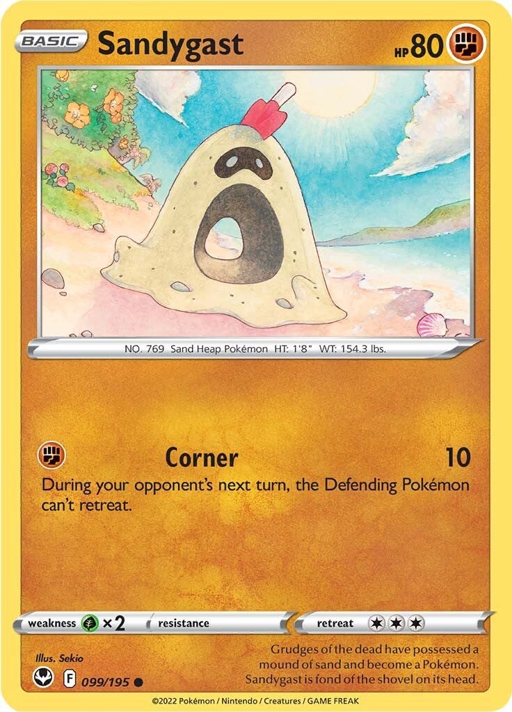 Sandygast card artwork