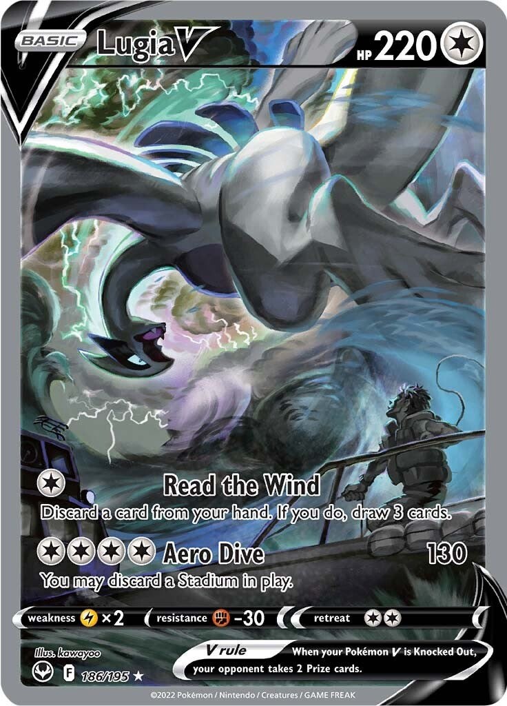 Lugia V (Alternate Full Art) - SWSH12: Silver Tempest - Pokemon