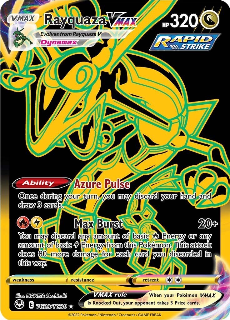 Pokémon TCG: VMAX Climax Secret Rare Preview: Rayquaza