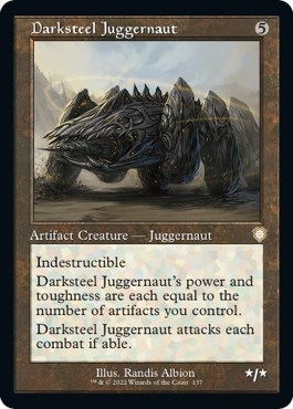 Darksteel Juggernaut - Commander: The Brothers' War - Magic: The Gathering