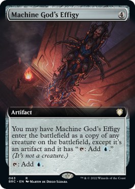 Machine God's Effigy (Extended Art) - Commander: The Brothers' War ...