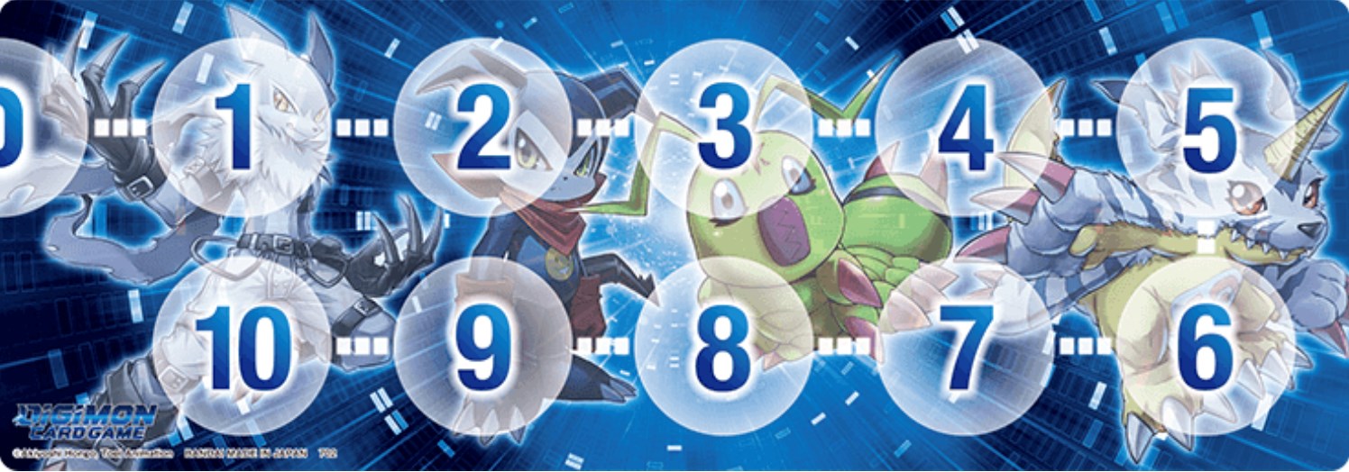 Gift Box 2022 Memory Gauge Blue Digimon Card Game Memory Gauges