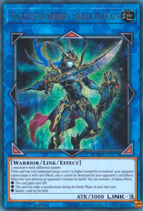 Yu-Gi-Oh Tournament Black Luster Soldier