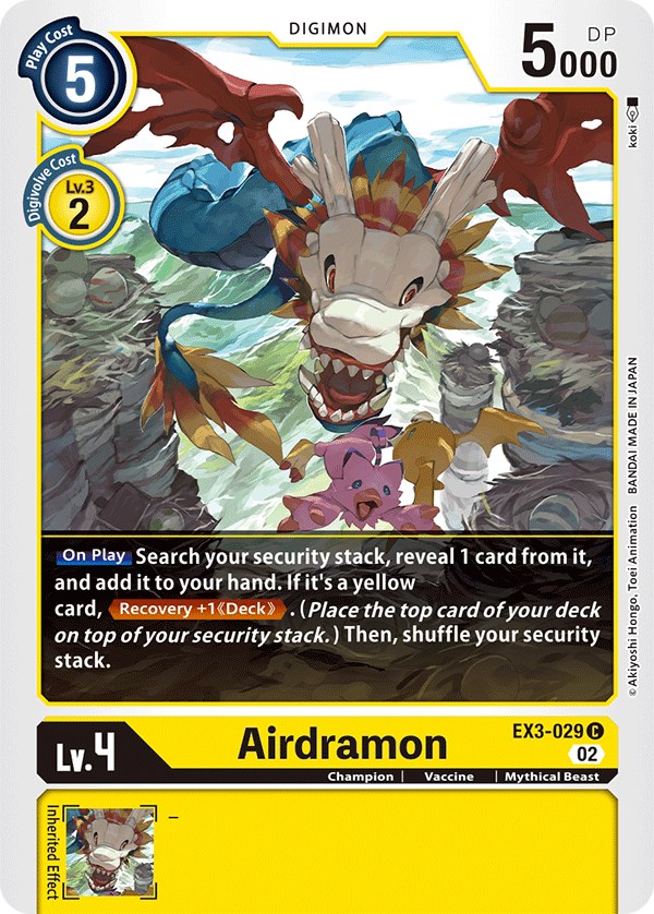 Airdramon - Draconic Roar - Digimon Card Game