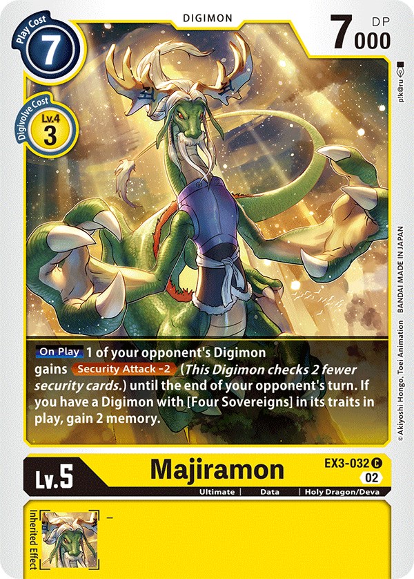 Majiramon Draconic Roar Digimon Card Game 1748