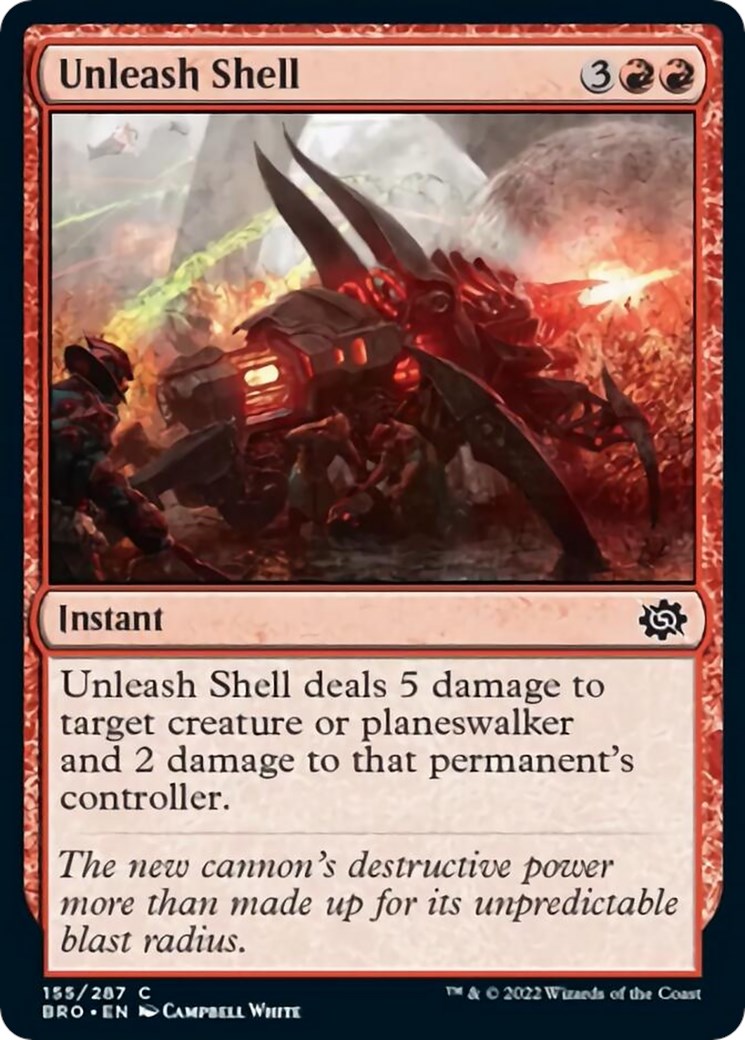 Unleash Shell The Brothers War Magic The Gathering