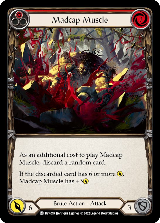 Madcap Muscle (Red) - Dynasty - Flesh and Blood TCG