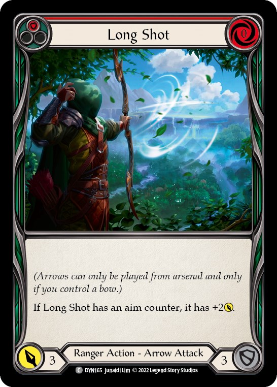 Long Shot (Red) - Dynasty - Flesh and Blood TCG