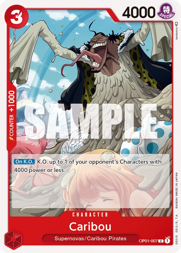 Caribou - Romance Dawn - One Piece Card Game