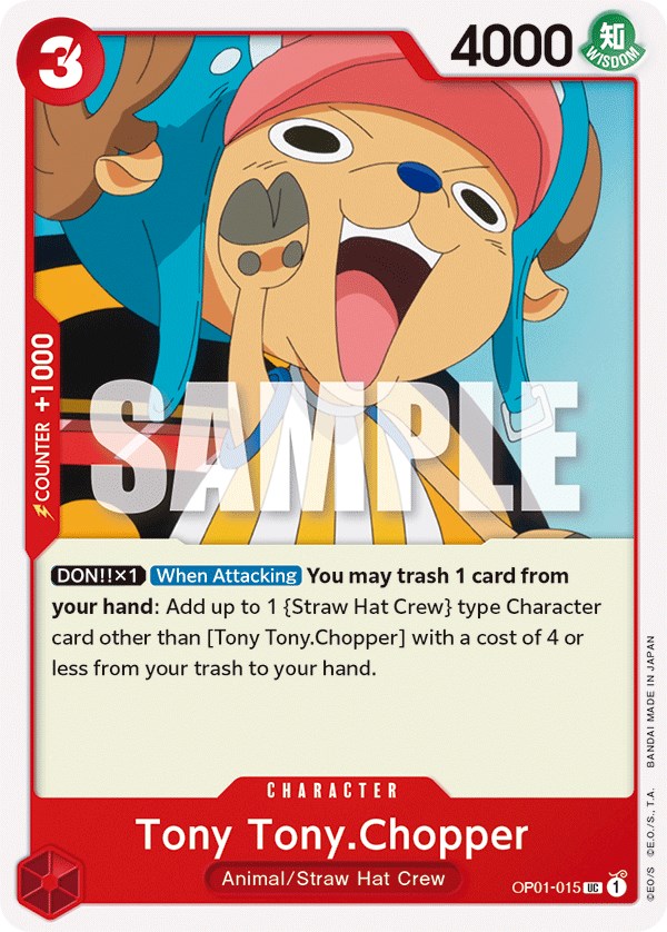 ONE PIECE Official card sleeve Tony Tony Chopper card sleeve
