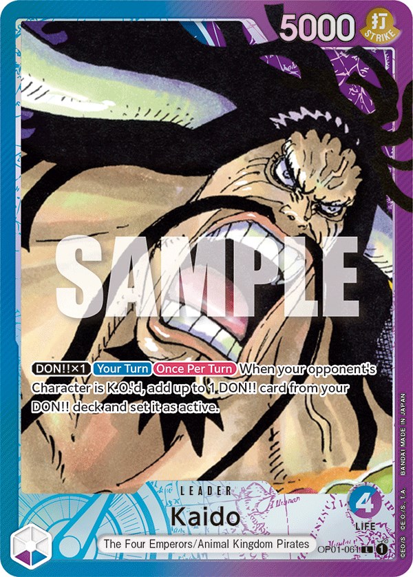 ONE PIECE CARD GAME OP01-062 L