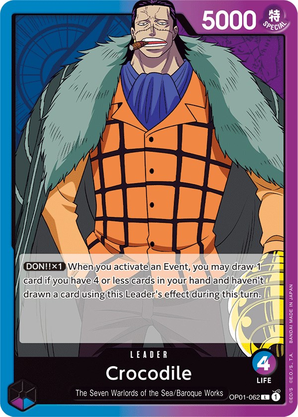 Crocodile (062) - Romance Dawn - One Piece Card Game