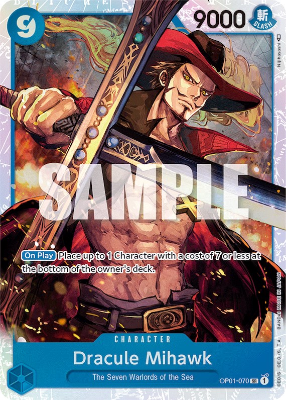 Dracule Mihawk - Romance Dawn - One Piece Card Game