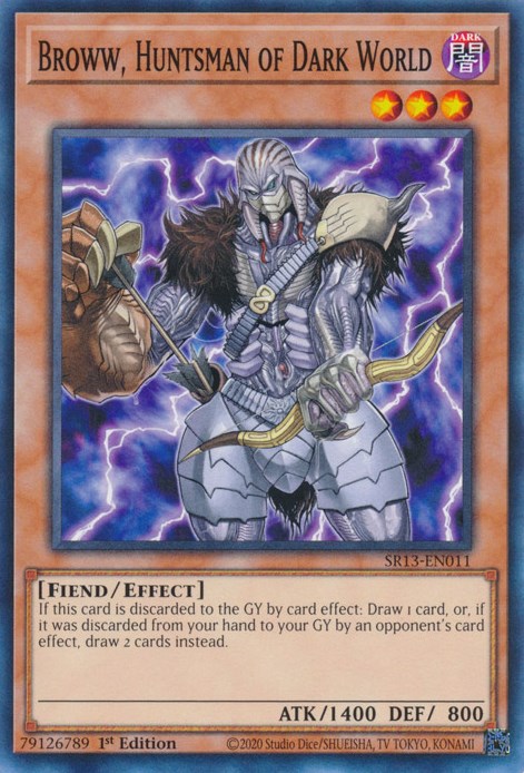 Broww, Huntsman of Dark World - Structure Deck: Dark World - YuGiOh