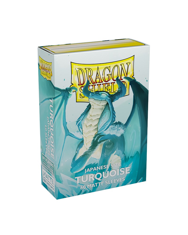 Dragon Shield Player's Choice Japanese Matte Sleeves - Turquoise (60 ...