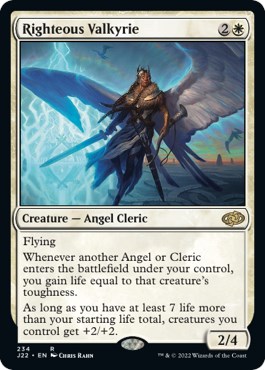 Righteous Valkyrie - Jumpstart 2022 - Magic: The Gathering