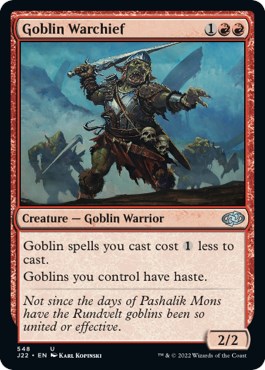 Goblin Warchief - Jumpstart 2022 - Magic: The Gathering