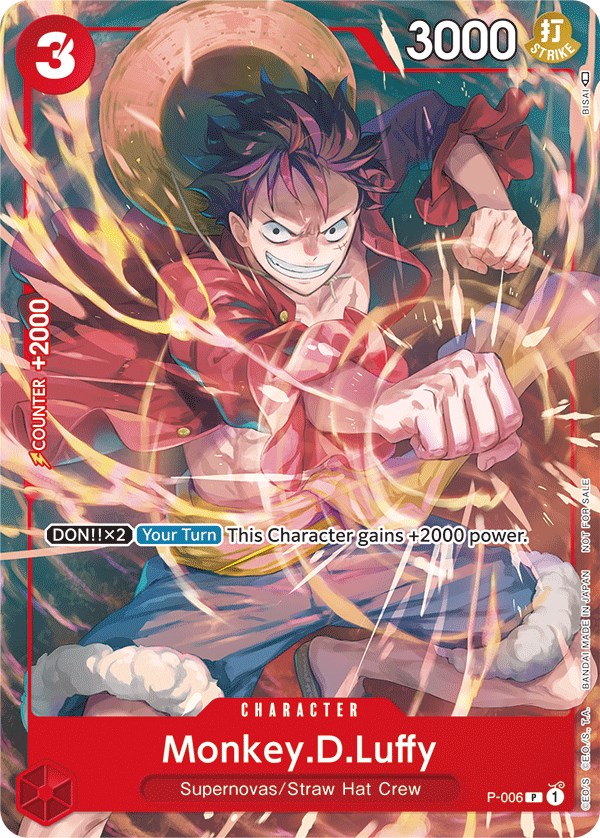 Monkey D. Luffy P-035 Event Promo - ONE PIECE Card Game Japanese