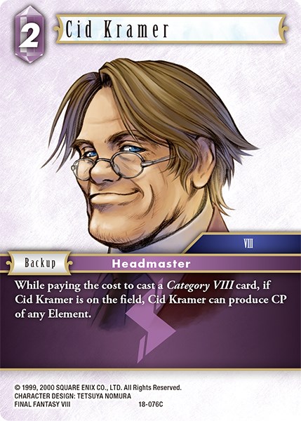 Cid Kramer - Resurgence of Power - Final Fantasy TCG
