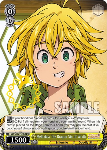 Meliodas: The Dragon Sin of Wrath (DSR) - The Seven Deadly Sins ...