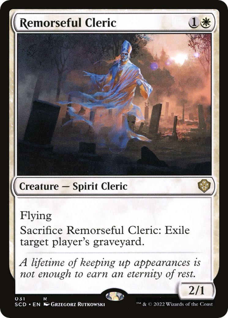 Remorseful Cleric - Starter Commander Decks - Magic: The Gathering