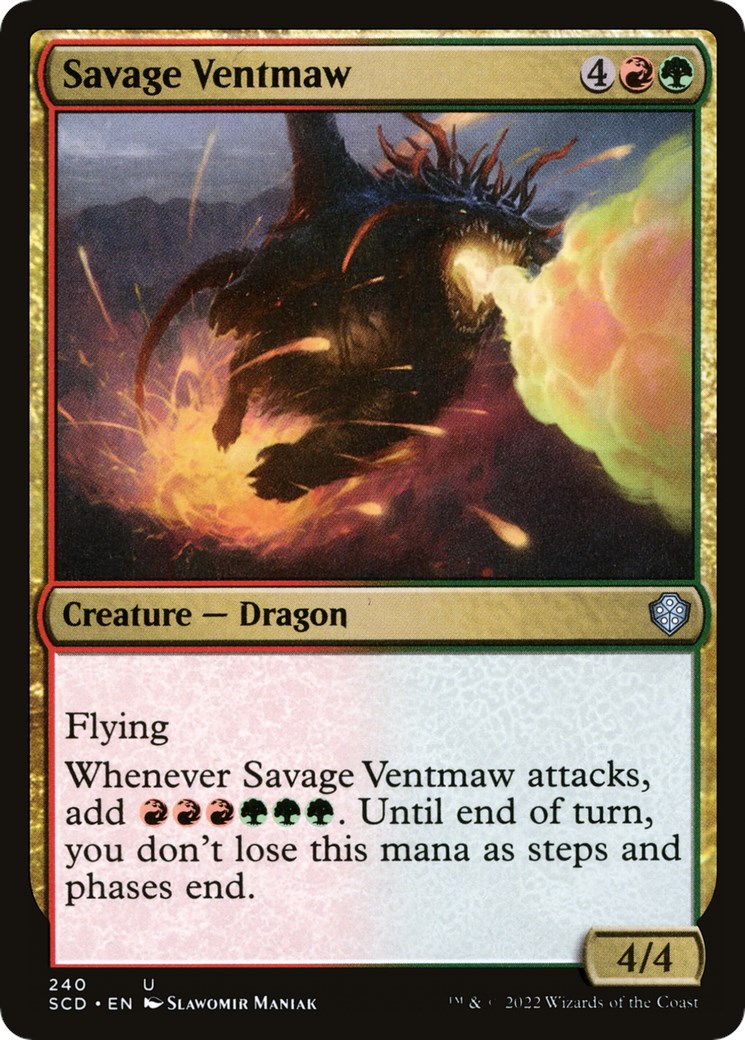 Savage Ventmaw Starter Commander Decks Magic The Gathering