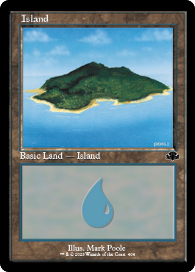 Island (404) (Retro Frame)