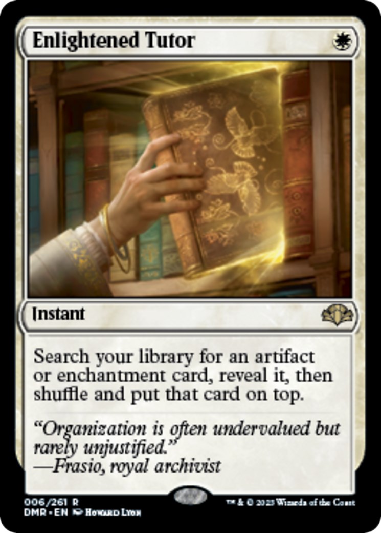 Enlightened Tutor - Dominaria Remastered - Magic: The Gathering